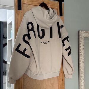 Women's Viral White GLO Forgiven Hoodie Kingdom Essential